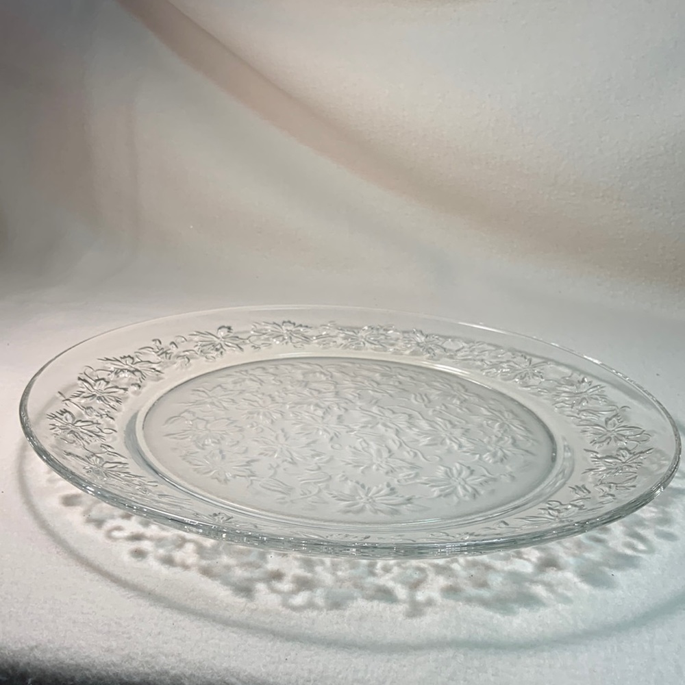 VNTG Princess House Crystal Fantasia Collection Serving Platter